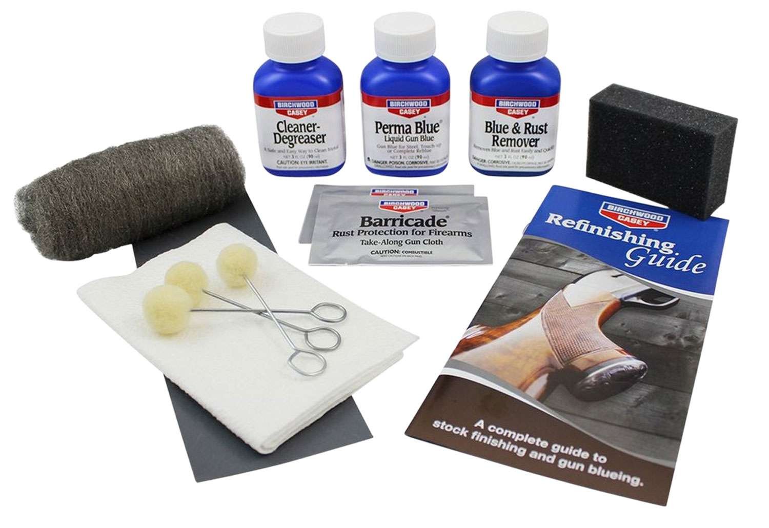 Birchwood Casey 13801 Perma Blue Liquid Gun Blue Kit - Birchwood Casey - 8 PIECE