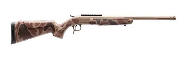 CVA CR4446DC 300BLK 16.5 FDE Duck Camo Single Shot - CVA - 300 Blackout