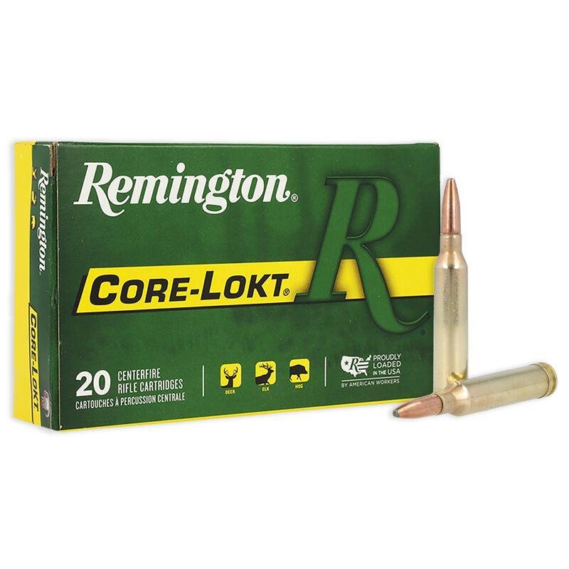 Remington Core-Lokt Centerfire Rifle Ammo 7mm Rem. Mag. 140 gr. PSP 20 rd. - Remington Arms Company, LLC - 7MM REMINGTON