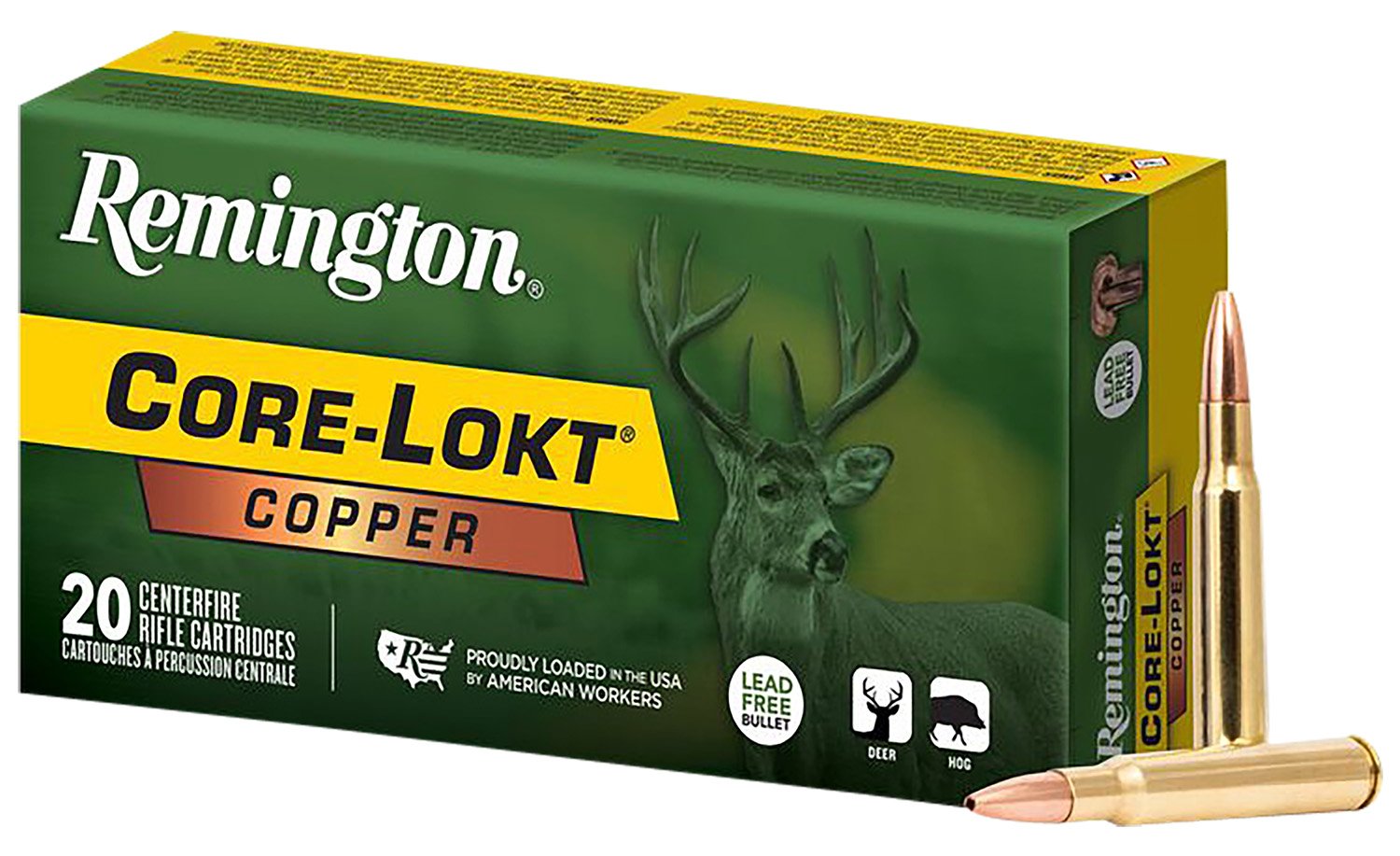 Remington R27853 30-06 Springfield 150 Grain Copper HP 20 Rounds - Remington Arms Company, LLC - 30-06 Springfield