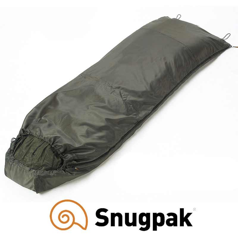 SnugPak 92250 Jungle Bag Olive, 7 degC Comfort, 850g, Mosquito Net - Spyderco