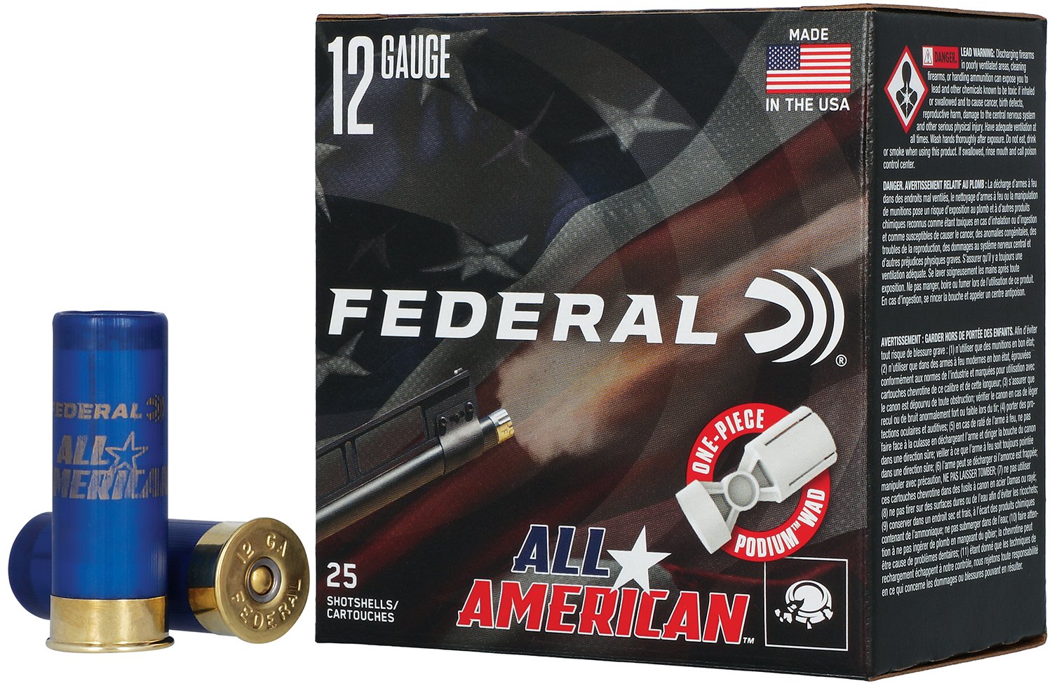 Buy Federal Premium All-American FAA12H75 12 Gauge 2.75 In 1 1/8 oz online