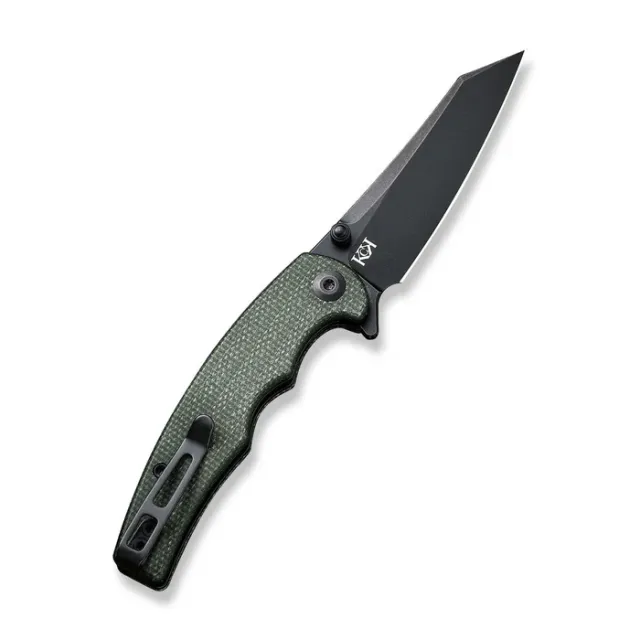 CIVIVI P87 Folder Flipper Knife Micarta Handle (2.90"" Nitro-V Blade) C21043-3 - CIVIVI Knives