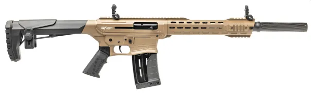 GForce GF25DFDE 12 Gauge Shotgun 5+1 FDE 18.5" Spiral Fluted Barrel - GForce Arms - 12 GAUGE