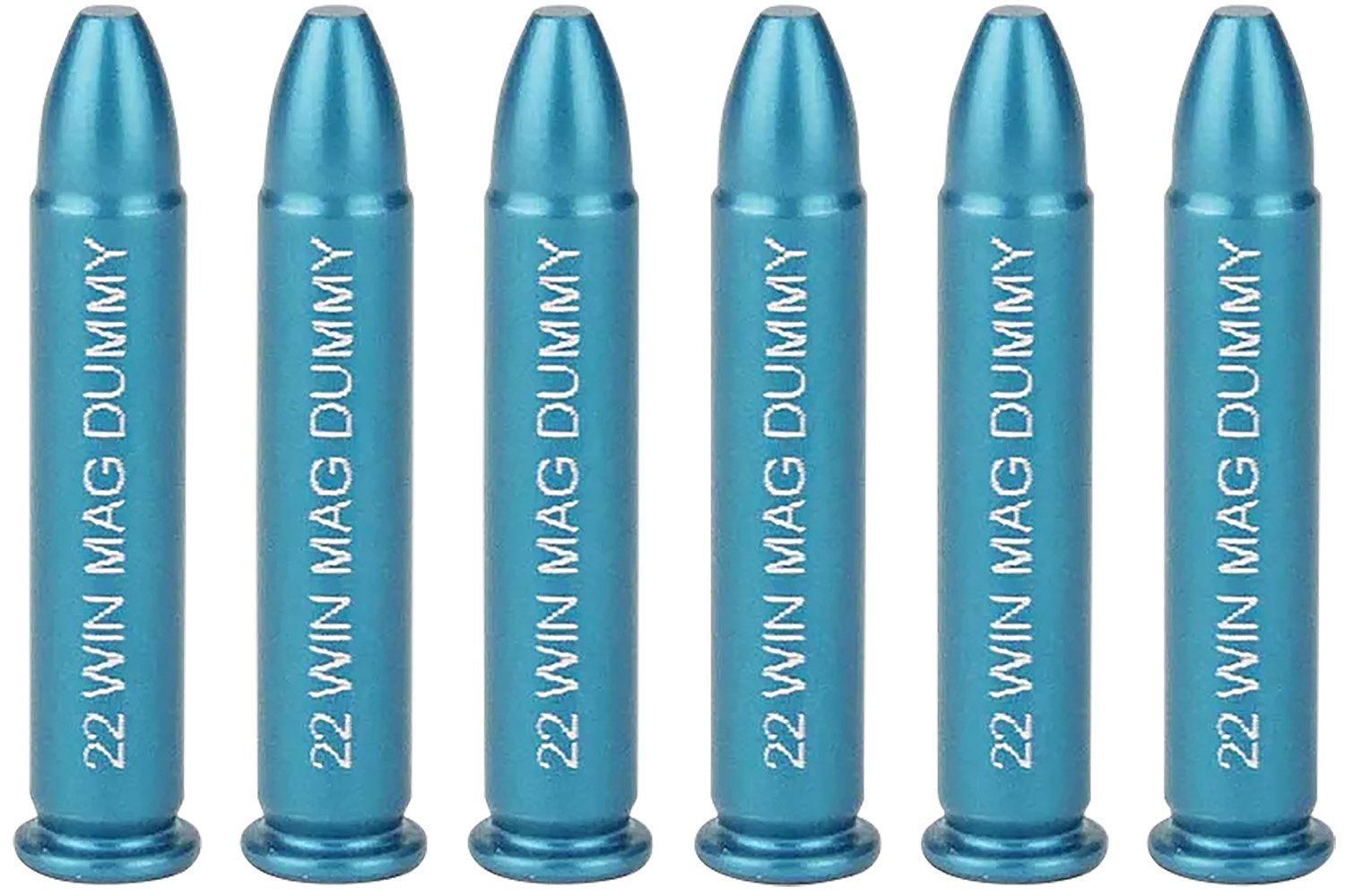 A-Zoom 12204 .22 WMR Dummy Rounds 6 Pack Aluminum Hard Anodized - A-Zoom - 22 WMR
