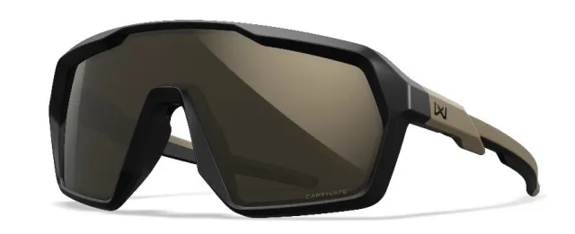Buy Wiley X Eyewear Citadel Captivate CHCTD04 Tung/MtBlk/Tan online