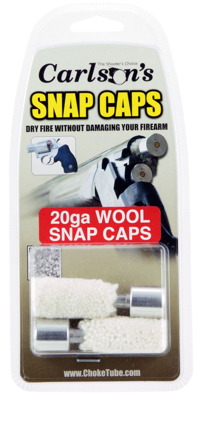 Carlson 00106 20 Gauge Wool Snap Caps 2-Pack Aluminum Base - Carlson - 20 GAUGE