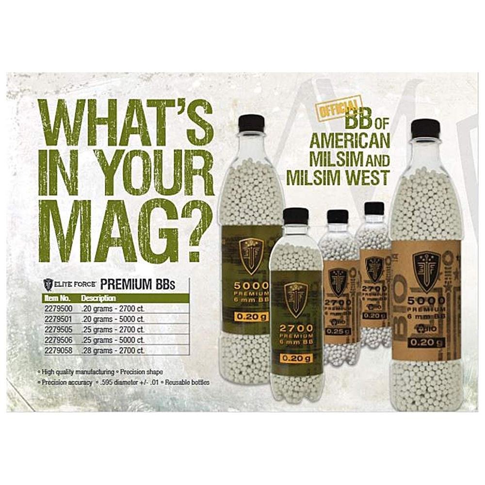Buy Elite Force Airsoft BIO BBs .28 gram - 2700/ct online