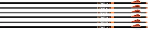 Easton 829467 Arrow 6.5mm Bowhunter 300 with 2" Bully Vanes 6-Pack - Easton - 6.5mm
