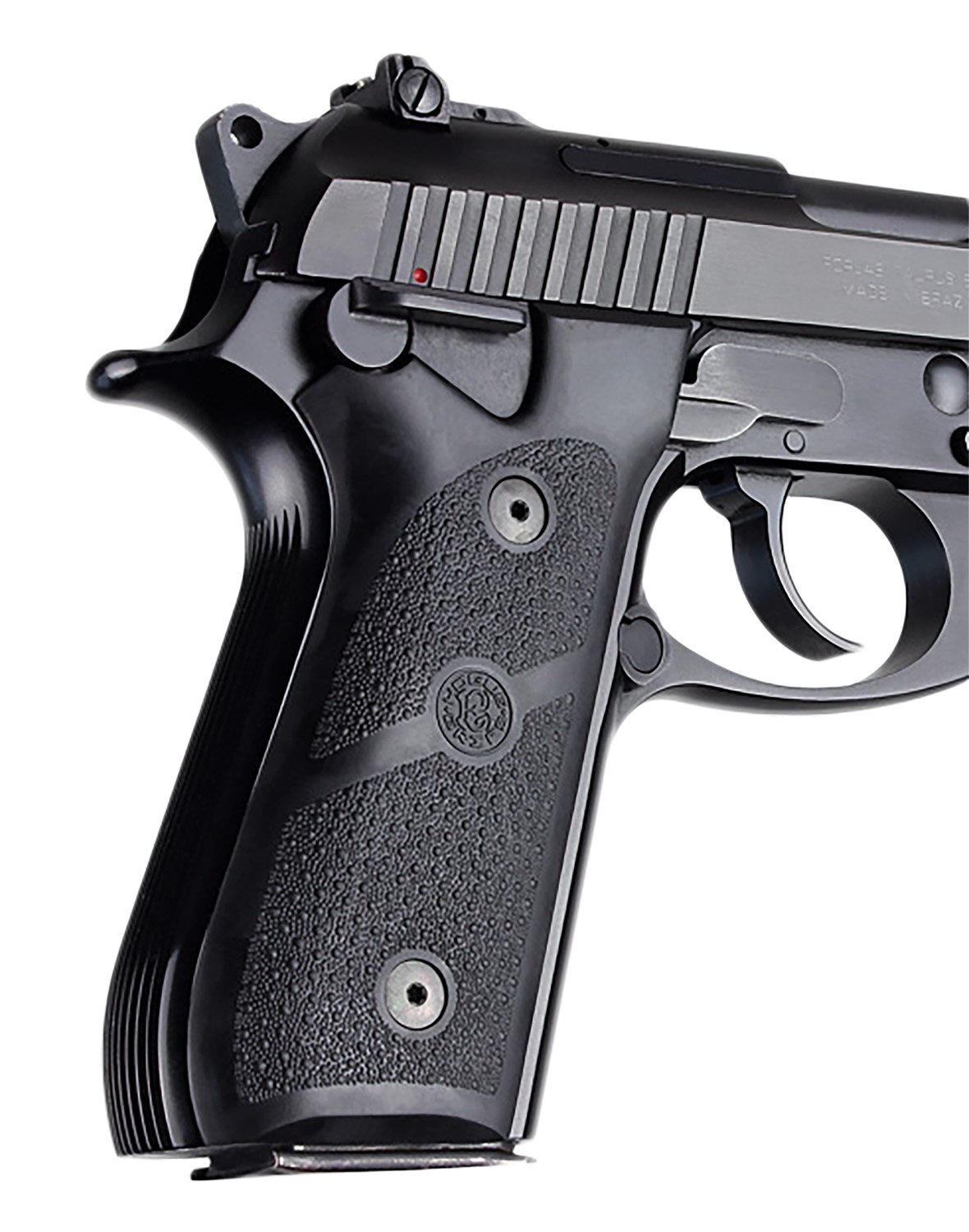 Hogue Grips Rubber Taurus PT99 No Finger Grooves Black - Hogue
