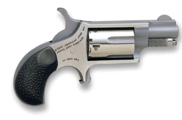 North American Arms NAA-22LR-GRC Mini Revolver 22LR 1-1/8" Barrel Stainless - NAA - 22 LR