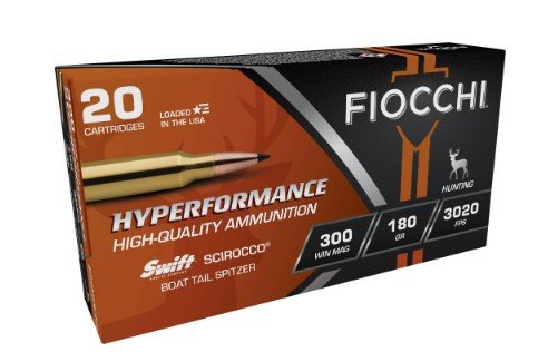 Fiocchi Hyperformance 300 Win Mag 180gr Swift Scirocco 20rd - Fiocchi - 300 Win Mag