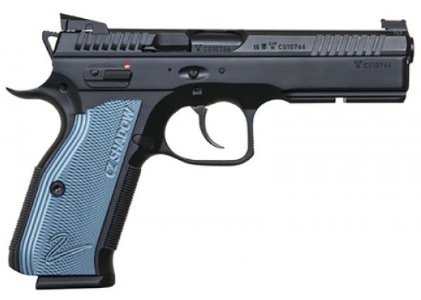 CZ Shadow 2 9mm Luger Steel Frame SA/DA Fiber Optic HAJO 4.89" Barrel 17+1 Ambidextrous Safety - CZ-USA - 9mm