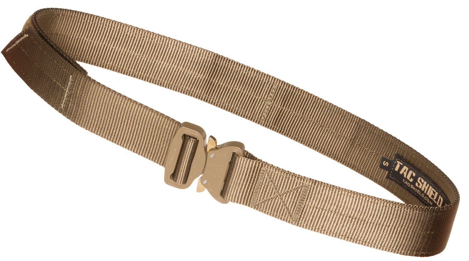 Tacshield T303-LGCY Gun Belt 1.75" Cobra Buckle Large Coyote - Tac Shield