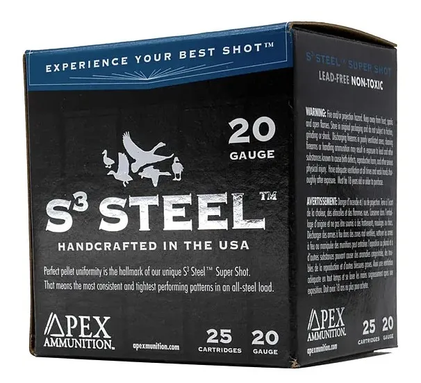 Apex Tactical Specialties S320-2 20ga 3In 1oz #2 25rd 1250FPS - Apex Tactical Specialties - 20 Gauge