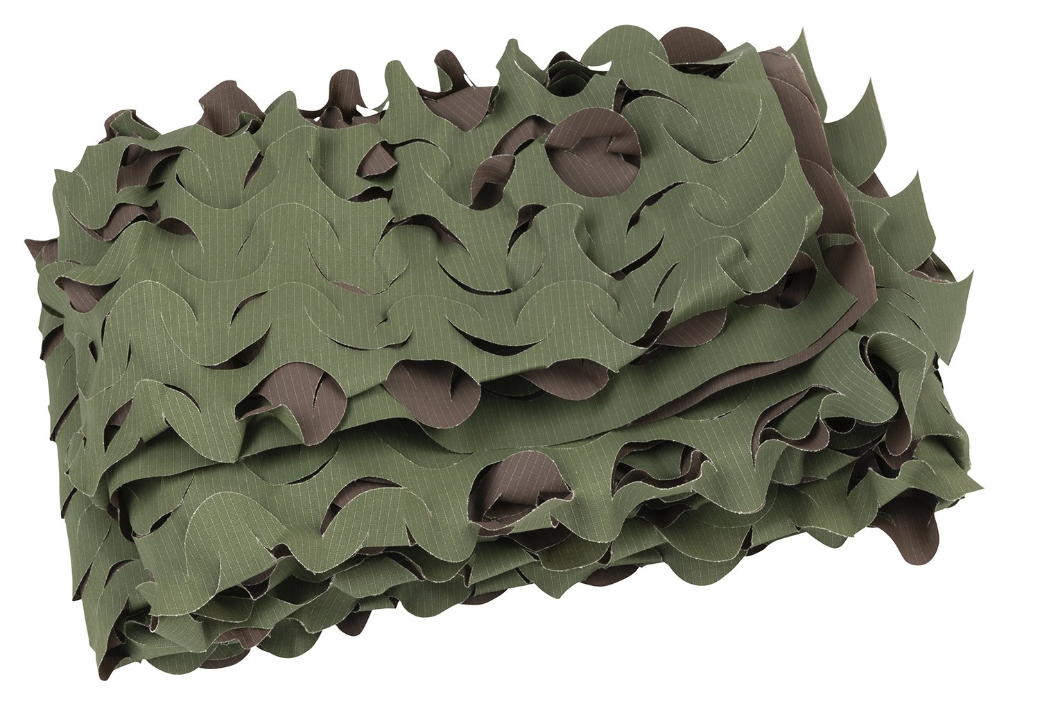 Allen 25355 3D Die-Cut Camo Material Olive/Brown Ripstop 9.8' x 58" - Allen Company