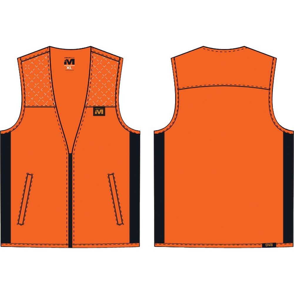 Muddy DV8 Lightweight Hunting Vest Blaze Orange XL - GSM Outdoors