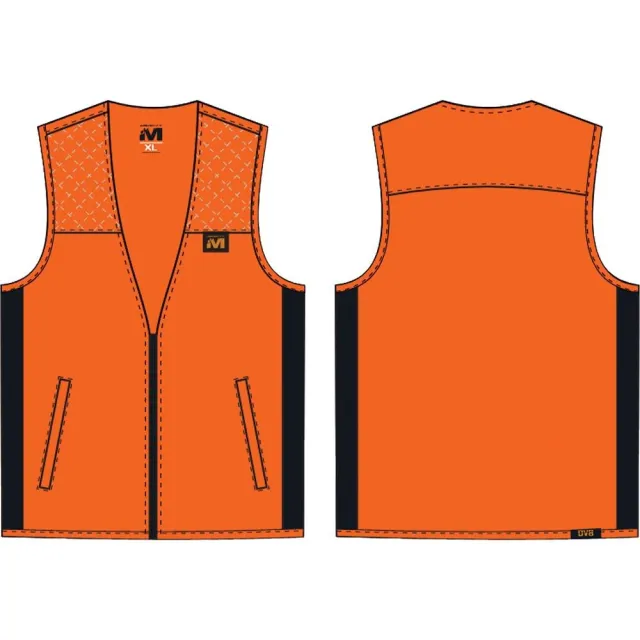 Muddy DV8 Lightweight Hunting Vest Blaze Orange 2XL - GSM Outdoors