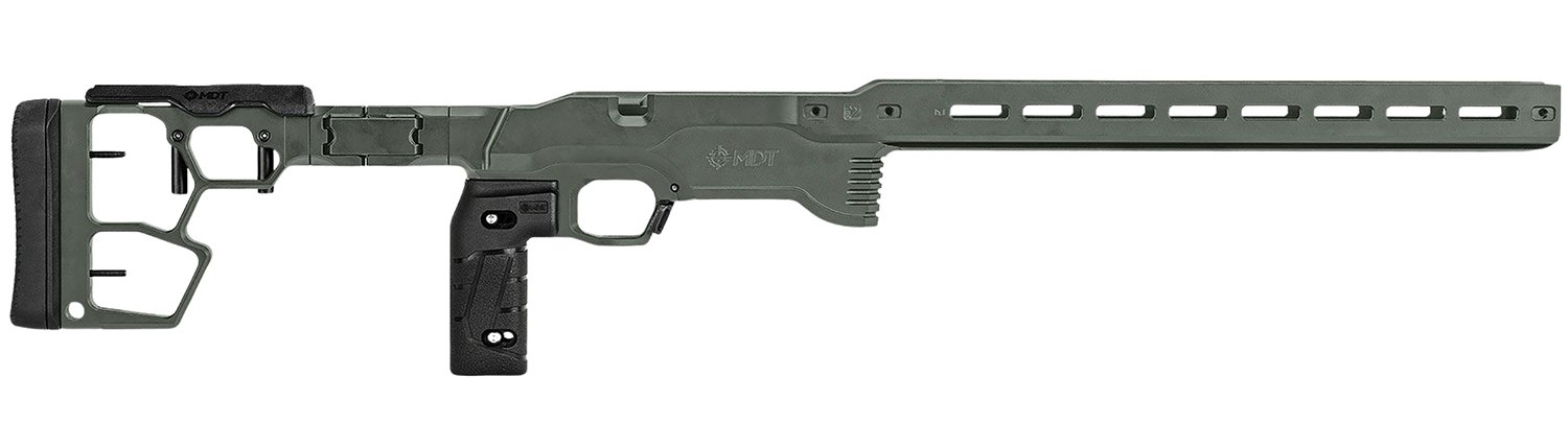 Mdt Sporting Goods Inc 116079CCG ACC Premier Gen2 Chassis Cerakote Charcoal Green Aluminum Fits Ruger American Rimfire 34.40" OAL - MDT