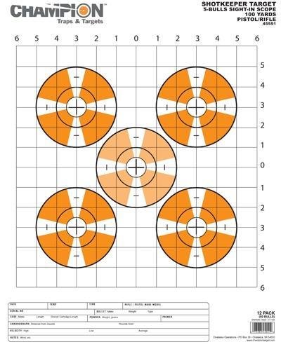 Buy Champion Shotkeeper Targets - Sight-in Large (12 Pack) online