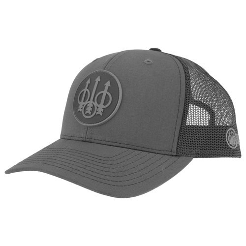 Beretta BC017T1675 JS Trucker Cap Charcoal/Black Mesh Back - Beretta