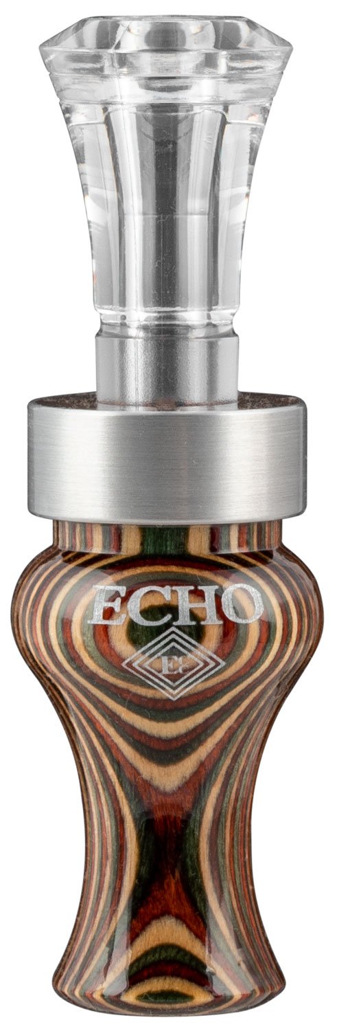 Echo 77754 Timber Double Reed Duck Call Multi-Color DiamondWood - ECHO