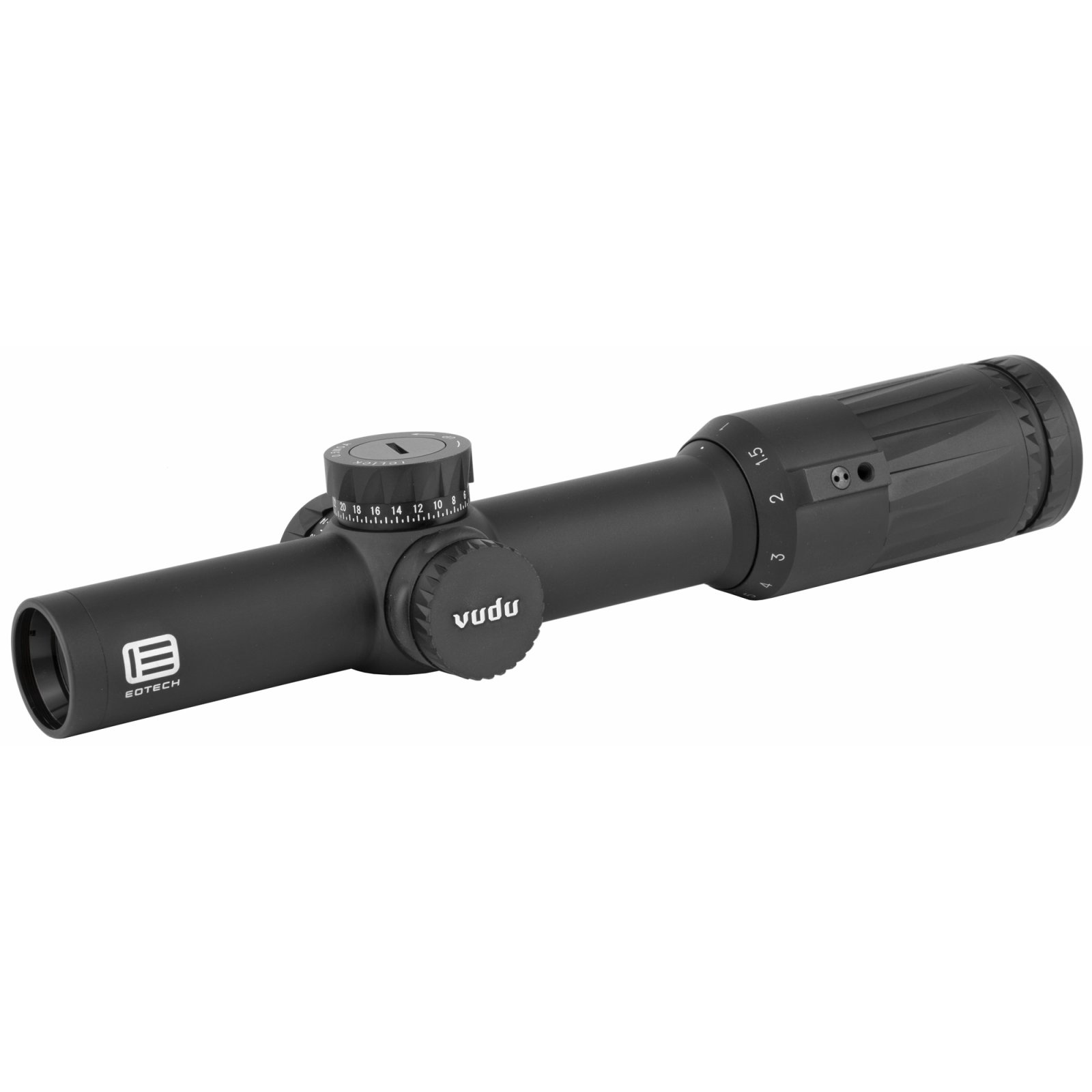 EOTech Vudu 1-6x24mm FFP Illuminated Rifle Scope, Black, SR2 Reticle, High Durability & Accuracy, Ideal for AR & Bolt-Action Rifles - EOTech - 24MM