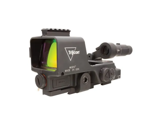 Trijicon MGRS MAG Red 35 MOA Circle Rifle Scope, 3.0 MOA Dot, M2/M240, Black, Aluminum Alloy, Waterproof - Trijicon for sale at Smoke Wagon Firearms