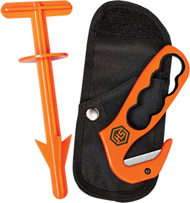 HS Precision Butt Hook Combo Replaceable Blade Blaze Orange - HS Precision