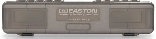 Easton 925322 Deluxe Crossbow Bolt Box Holds 12 Bolts Grey - Easton