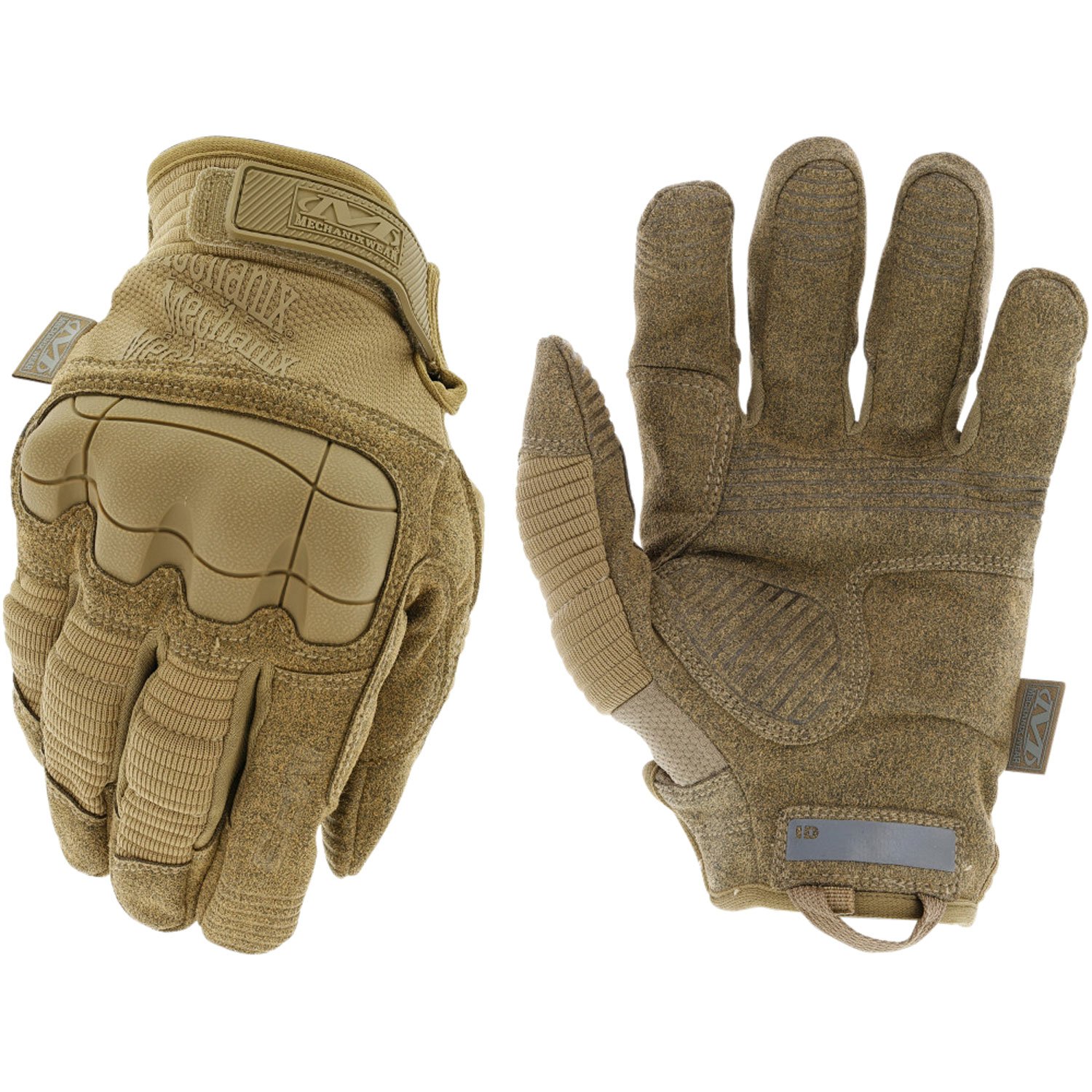 Mechanix Wear MP372009 M-Pact 3 Coyote Medium Synthetic Leather Gloves - Mechanix Wear