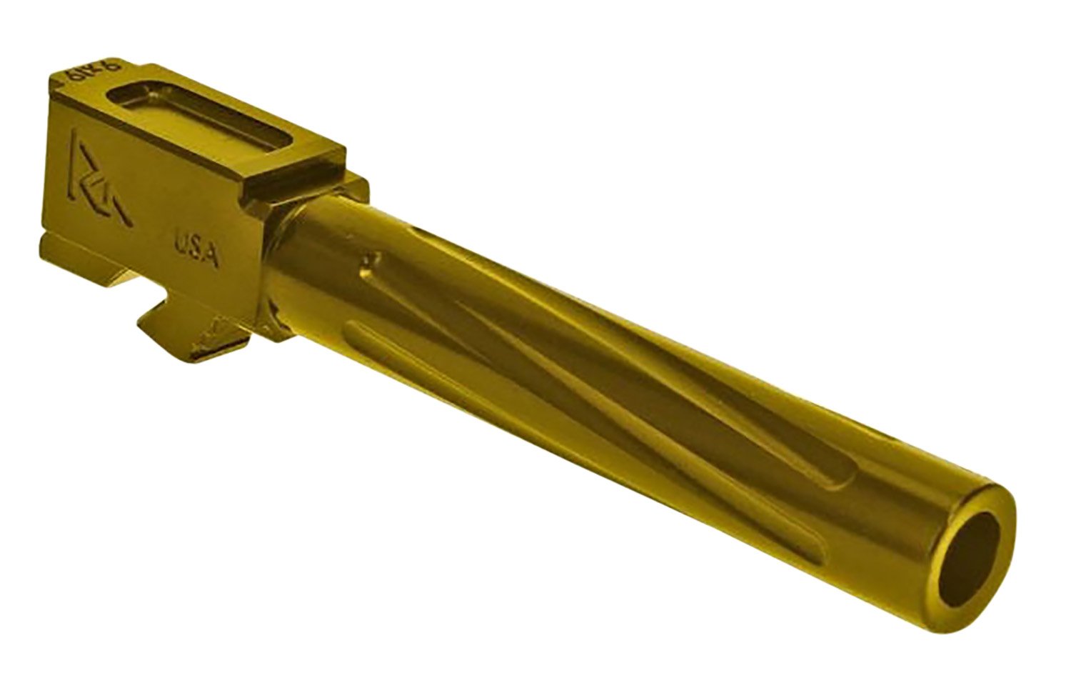 Rival Arms RA20G103E 9mm 4.49" Gold PVD Barrel for Glock 17 Gen5 - Rival Arms - 4.49"