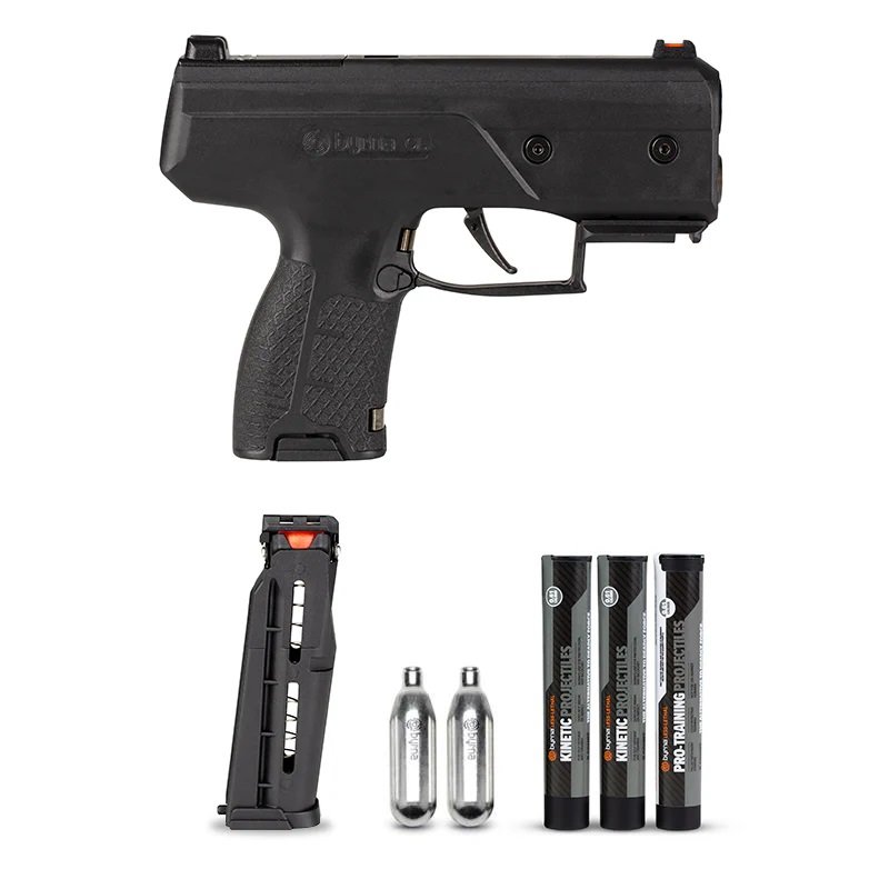 Byrna CK61300 1 BLK 61 Cal 5Rd Black Tactical Kit - Byrna Technologies - .61 CALIBER