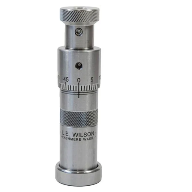 L.E. Wilson S25-CRE Stainless Steel Bullet Seater Die Micrometer 25 Creedmoor