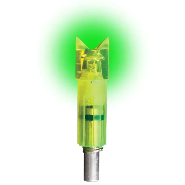 Lumenok GTMXC3G Crossbow Nocks Green Moon 3pk Lighted for Laser IV/Nitro - Lumenok