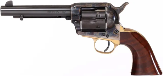 TF Uberti Ranch Hand DLX 45LC 5.5 - 5-1/2" Barrel, .45 LC, 6 Capacity, 2.30 lbs, Blue Finish - Taylor's & Company - .45 LC