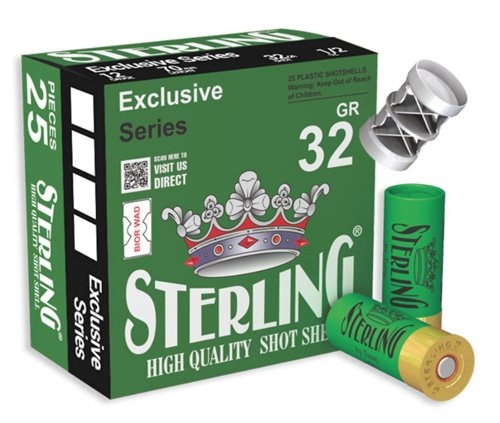 GLOBAL ORDNANCE AMMUNITION 12GA 4 SH 1 1/8OZ 25/BX 250RD CASE - Sterling - 12 Gauge