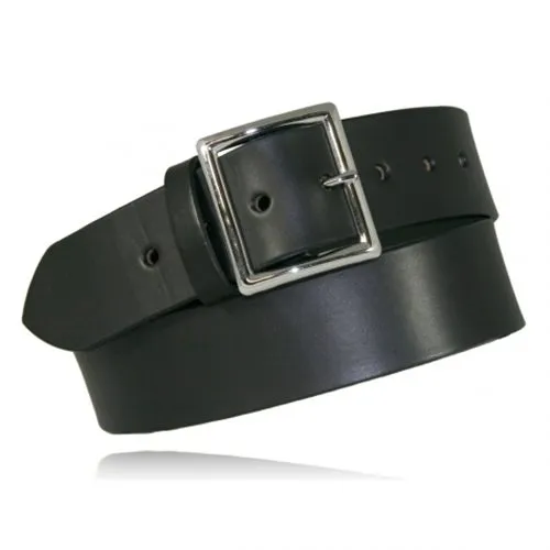 Boston Leather Garrison 1 3/4 In Stretch Adjustable Belt Black