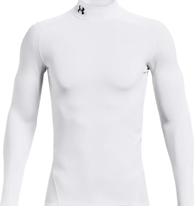 Under Armour ColdGear Compression Mock 3XL White Base-Layer