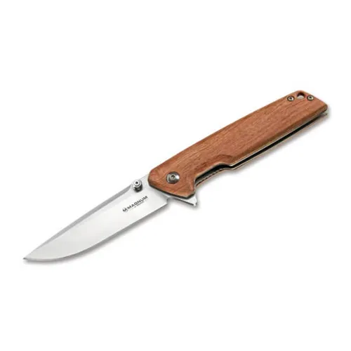 Böker Magnum Slim Brother WD 01MB723 Wood Handle Stainless - Böker