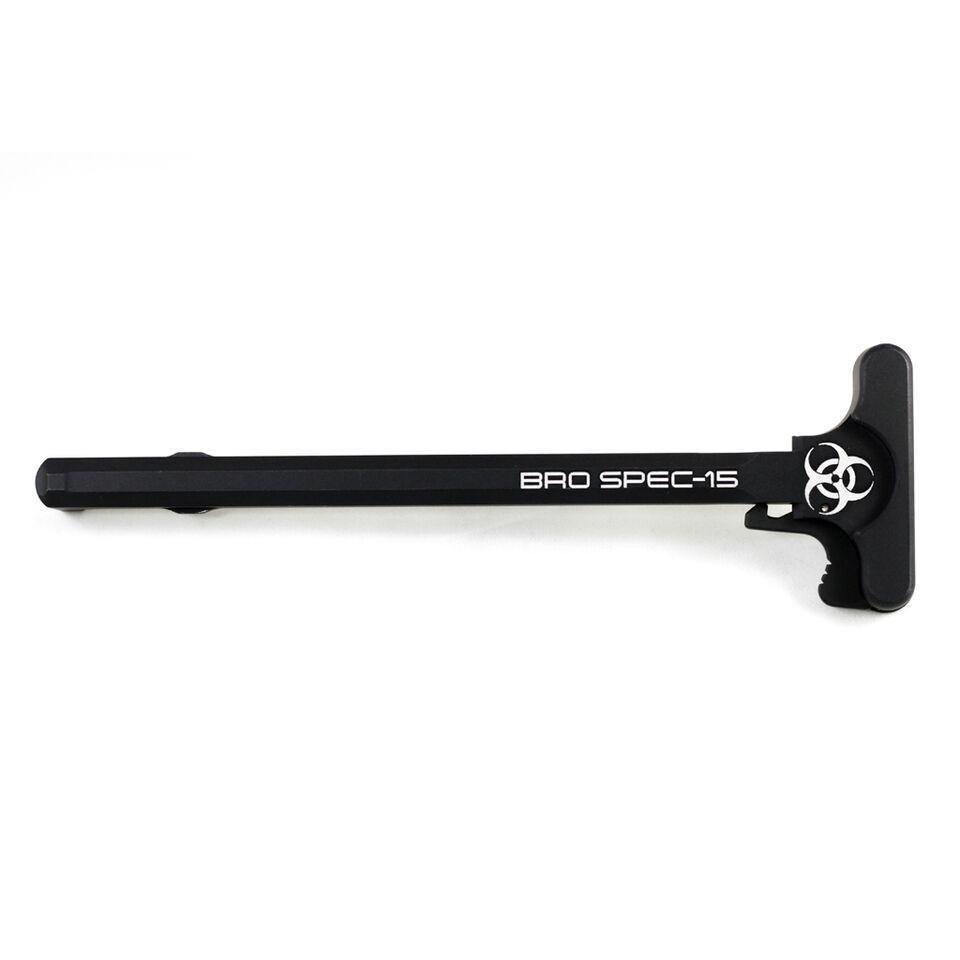 Black Rain Ordnance Spec15 Forged Charge Handle Mil-Spec Tac Latch - Black Anodize - Black Rain Ordnance