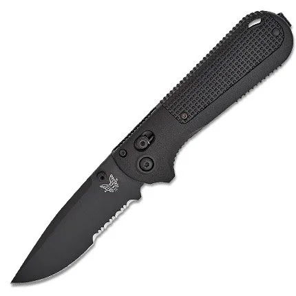 Benchmade 430SBK-02 Redoubt Axis 3.55" Serrated Drop Point Blade Knife