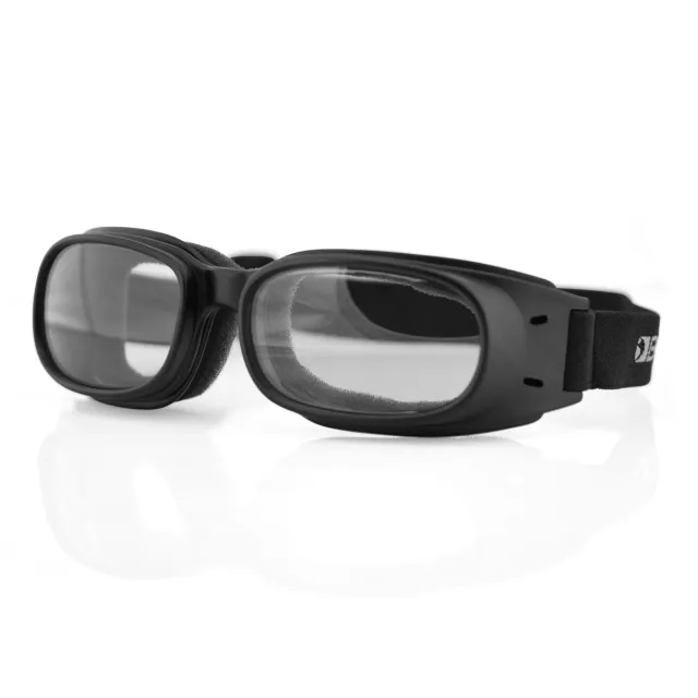 Bobster Piston Goggles Anti-Fog Clear Lens Adjustable Strap
