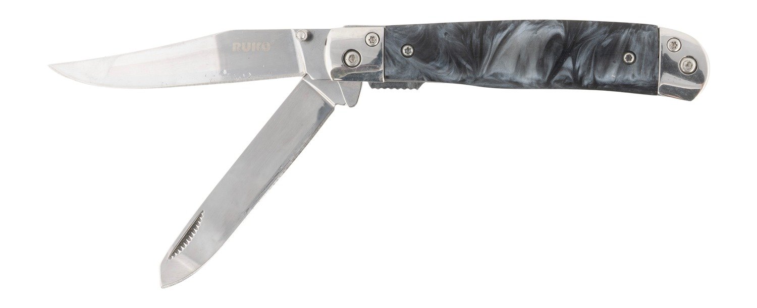 Buy RUKO RUK0185BP 420A TRAPPER BLK PEARL FOLDING online