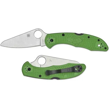 Spyderco C88FPGR2 Salt 2 SL/PL 2.75" LC200N Green FRN Scales