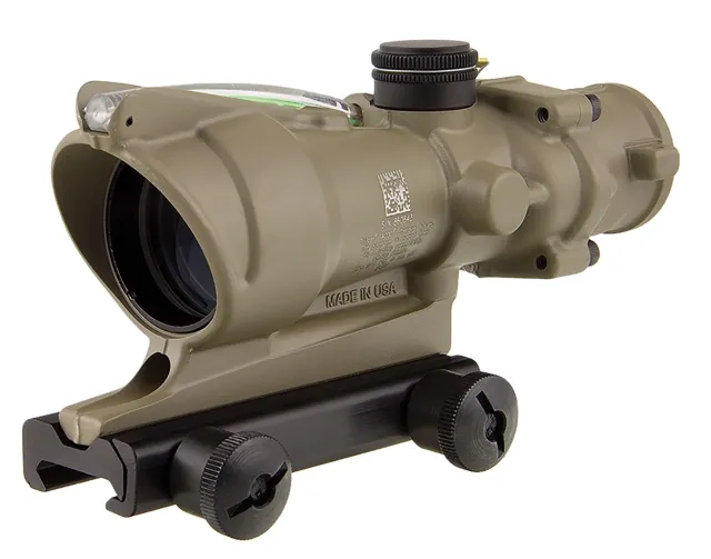 Trijicon ACOG TA31C100380 4x32mm FDE Illuminated Green Crosshair - Trijicon - 32MM