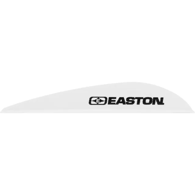 Easton 829453 Diamond HD Vanes White 3 in. 100 pk. Ultra-Stiff Material - Easton