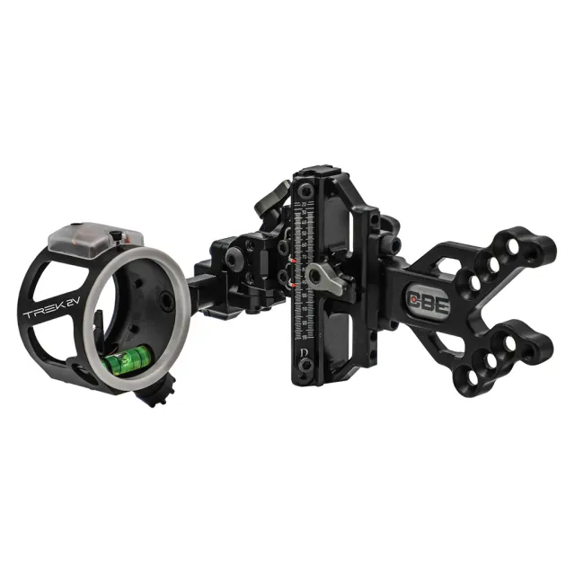 CBE Trek 2V CBE-TKS-VP-2-RH-19 Vertical Pin Sight .019 RH, Aluminum, Light - Custom Bow Equipment