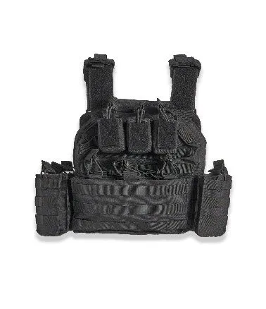 Guard Dog SHEPPARD-BLK Tactical Plate Carrier, 600D Fabric, Black - 10 Ring