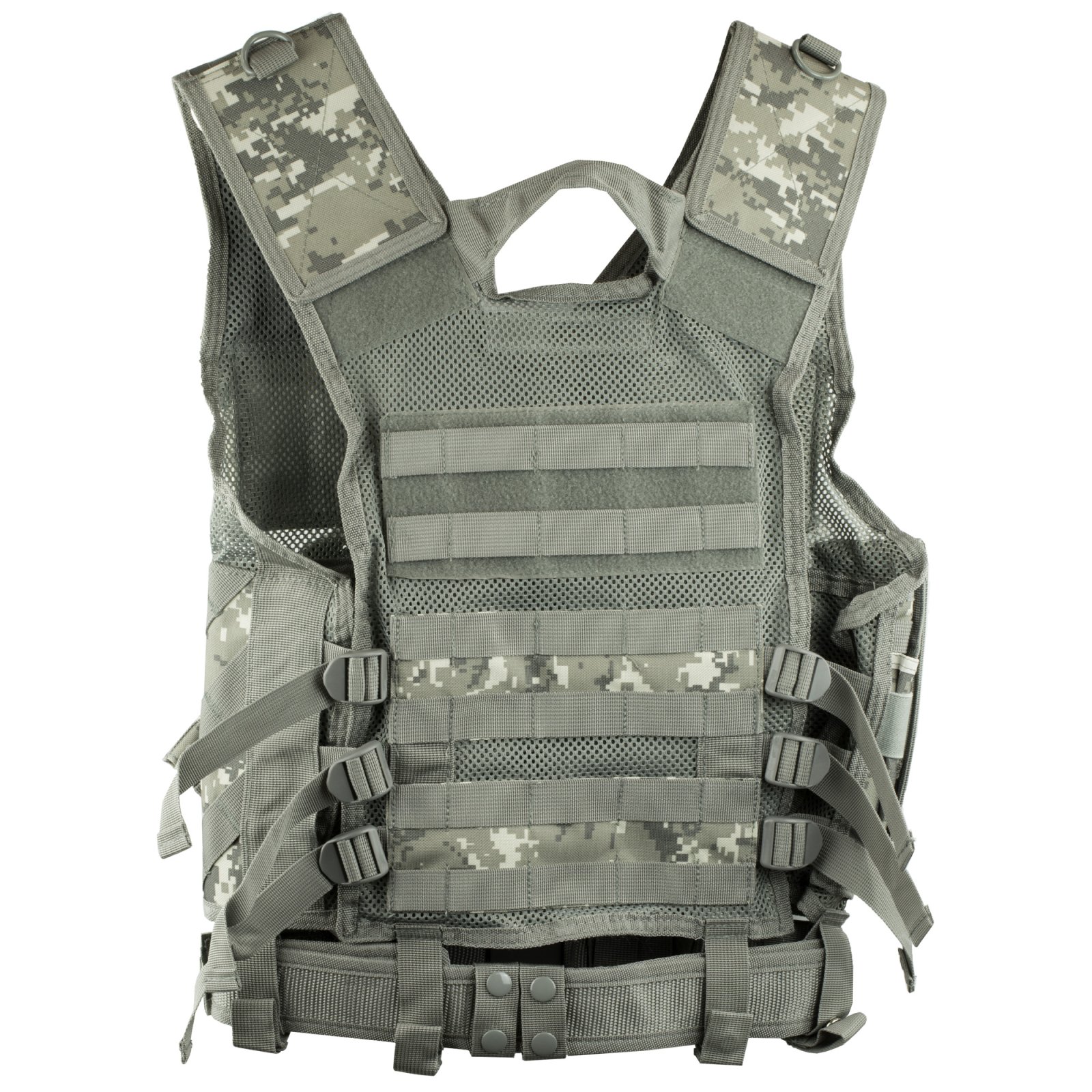 NcSTAR CTV2916D Tactical Vest Digital Camo PALS M-2XL Pistol Belt - NcSTAR